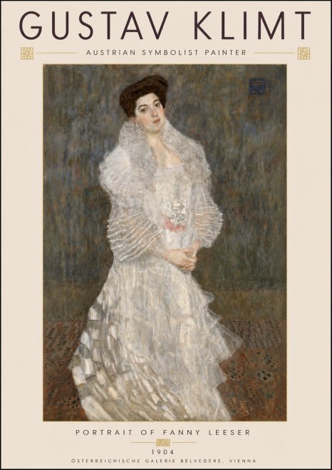 Klimt Portrait of Fanny Leeser No6 - Plakát