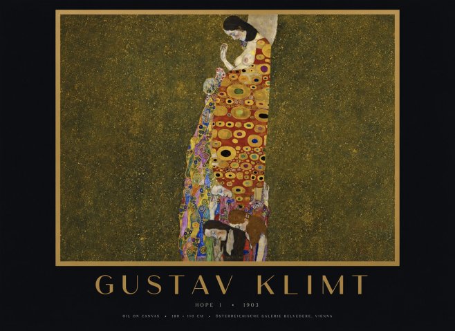 Klimt Hope I No2 - Plakát