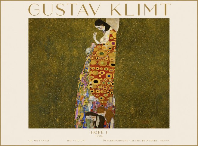 Klimt Hope I No3 - Plakát
