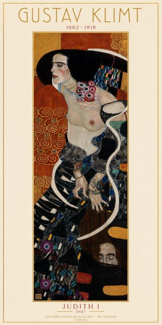 Klimt Judith I No4 - Plakát