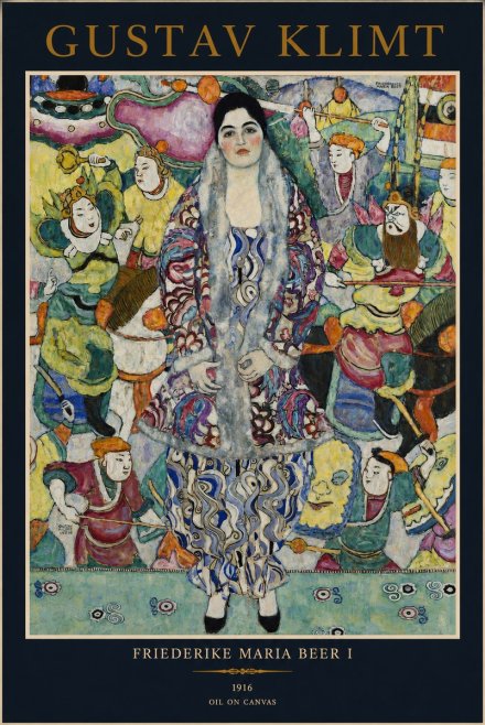 Klimt Friederike Maria Beer I No2 - Plakát