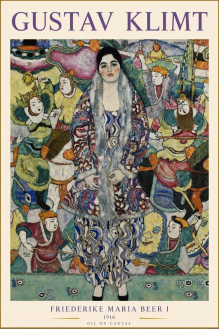 Klimt Friederike Maria Beer I No3 - Plakát