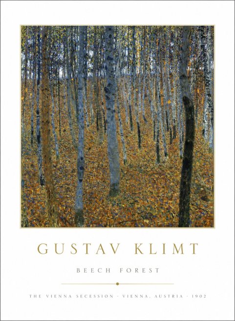 Klimt Beech Forest No1 - Plakát