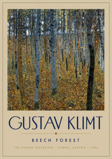 Klimt Beech Forest No2 - Plakát