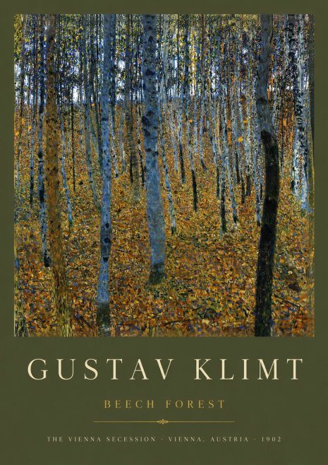 Klimt Beech Forest No3 - Plakát