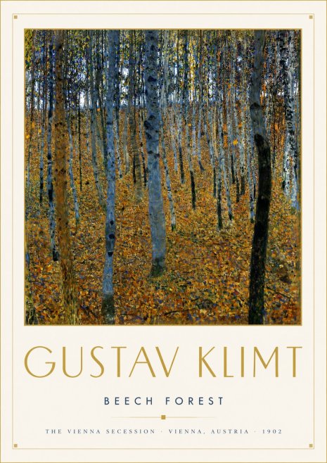 Klimt Beech Forest No4 - Plakát