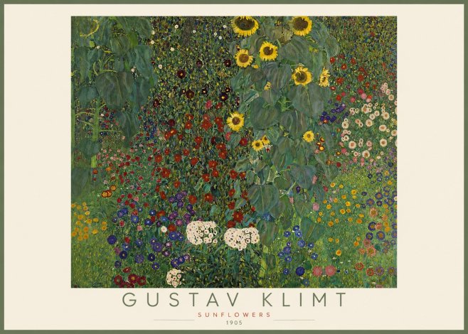 Klimt Sunflowers No2 - Plakát