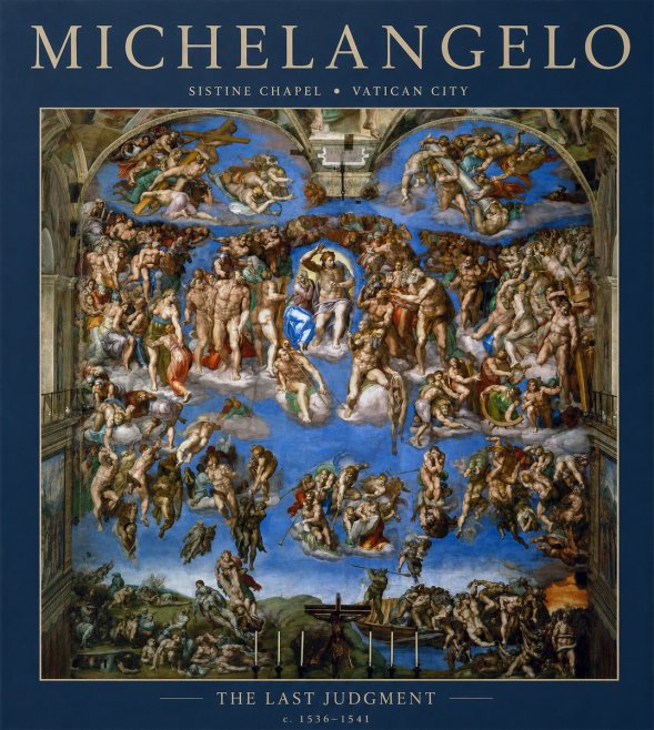 Michelangelo The Last Judgment No2 - Plakát