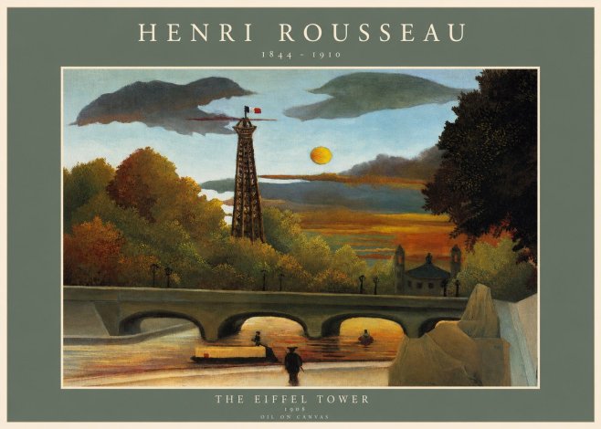 Rousseau The Eiffel Tower No2 - Plakát