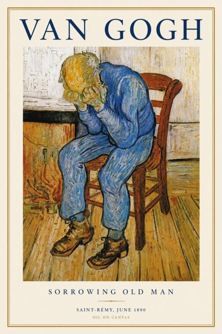 Van Gogh Sorrowing Old Man No1 - Plakát