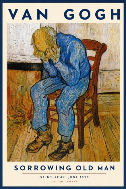 Van Gogh Sorrowing Old Man No3 - Plakát