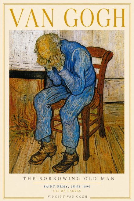 Van Gogh Sorrowing Old Man No4 - Plakát