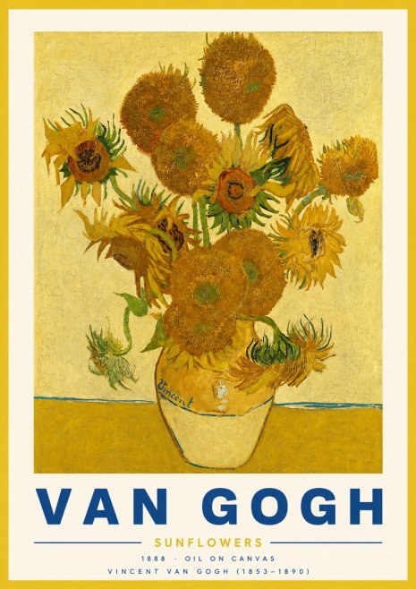 Van Gogh Sunflowers II No3 - Plakát