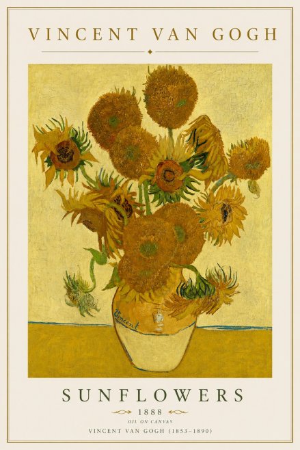 Van Gogh Sunflowers II No4 - Plakát