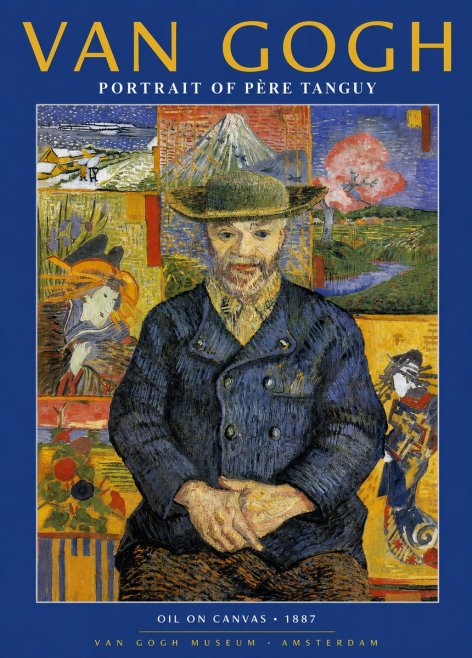 Van Gogh Portrait of Père Tanguy I No2 - Plakát