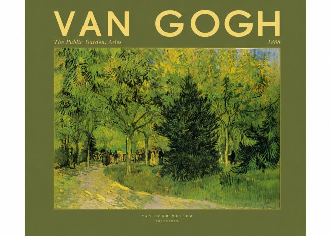 Van Gogh The Public Garden, Arles No2 - Plakát