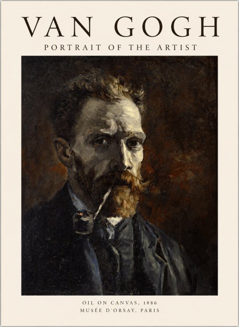 Van Gogh Portrait of the Artist I No1 - Plakát