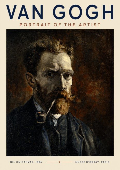 Van Gogh Portrait of the Artist I No6 - Plakát