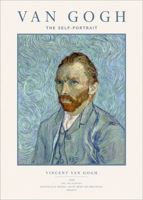 Van Gogh The Self-portrait No1 - Plakát