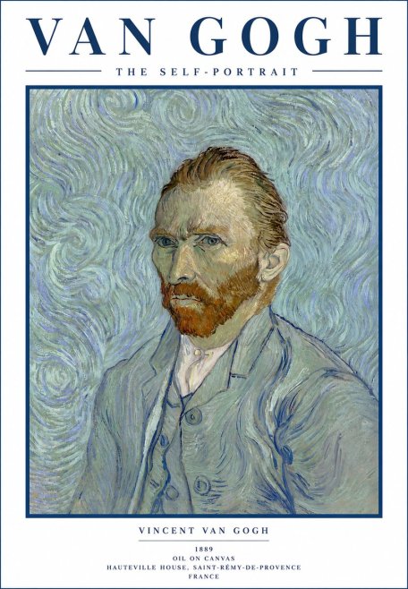 Van Gogh The Self-portrait No4 - Plakát