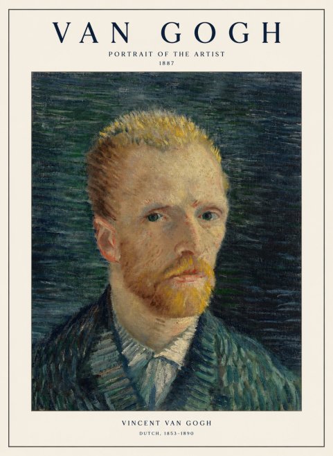 Van Gogh Portrait of the Artist II No1 - Plakát