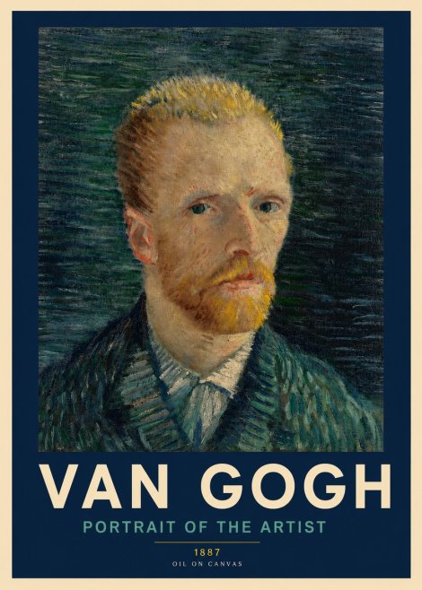 Van Gogh Portrait of the Artist II No2 - Plakát