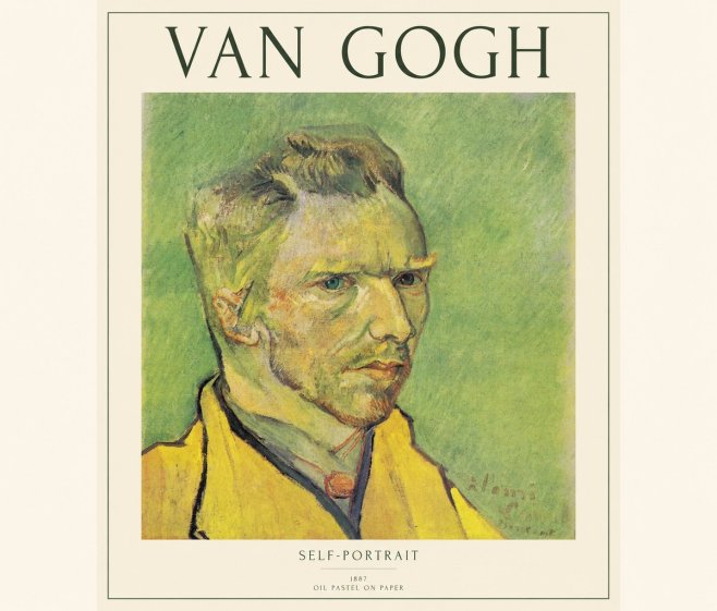 Van Gogh Self-portrait II No1 - Plakát