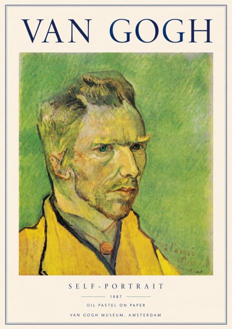 Van Gogh Self-portrait II No3 - Plakát
