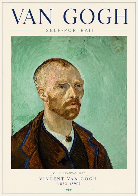 Van Gogh Self-portrait III No5 - Plakát