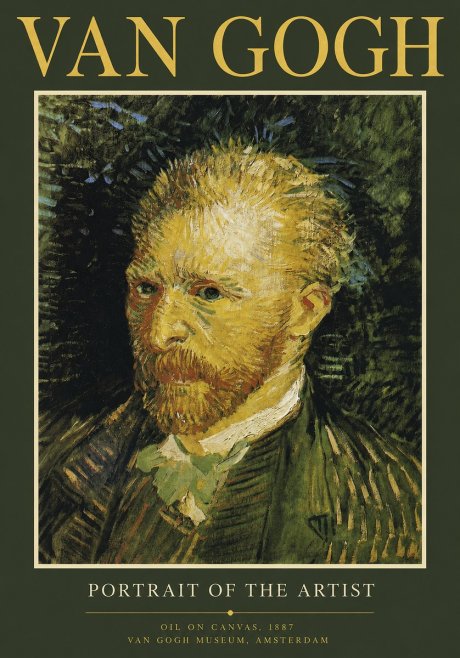 Van Gogh Portrait of the Artist III No2 - Plakát