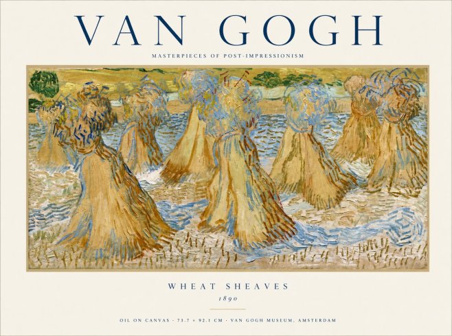 Van Gogh Wheat Sheaves No1 - Plakát