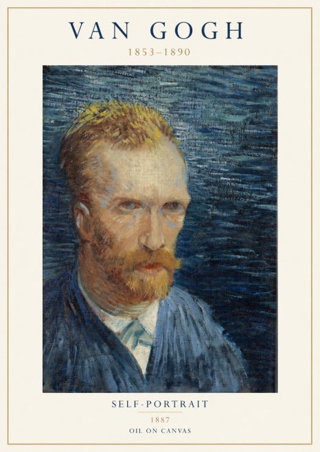 Van Gogh Self-portrait VI No1 - Plakát