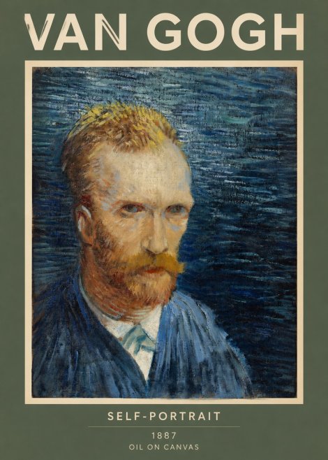 Van Gogh Self-portrait VI No2 - Plakát