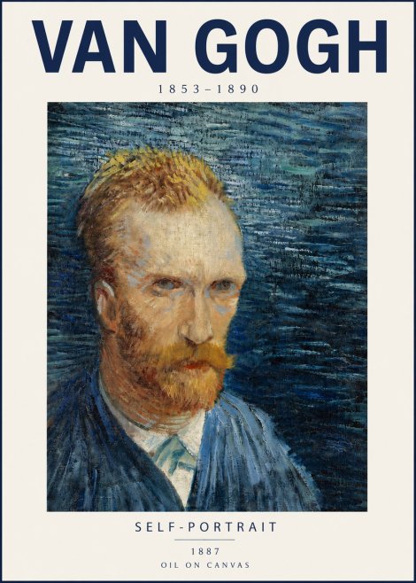 Van Gogh Self-portrait VI No4 - Plakát