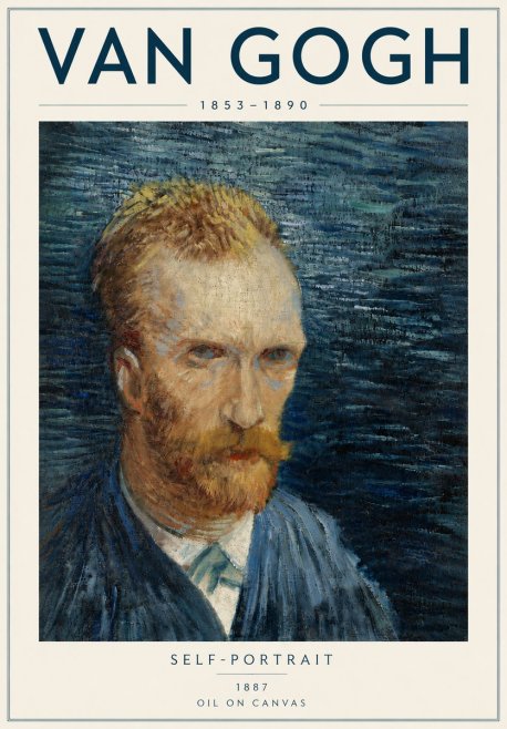 Van Gogh Self-portrait VI No5 - Plakát