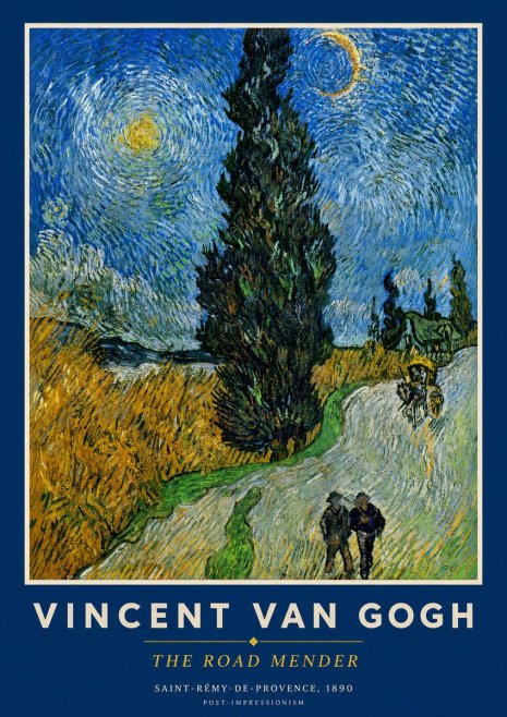 Van Gogh The Road Mender II No3 - Plakát