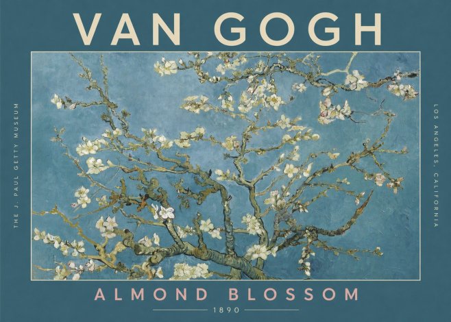 Van Gogh Almond Blossom No3 - Plakát