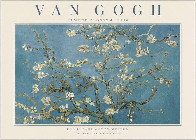 Van Gogh Almond Blossom No4 - Plakát