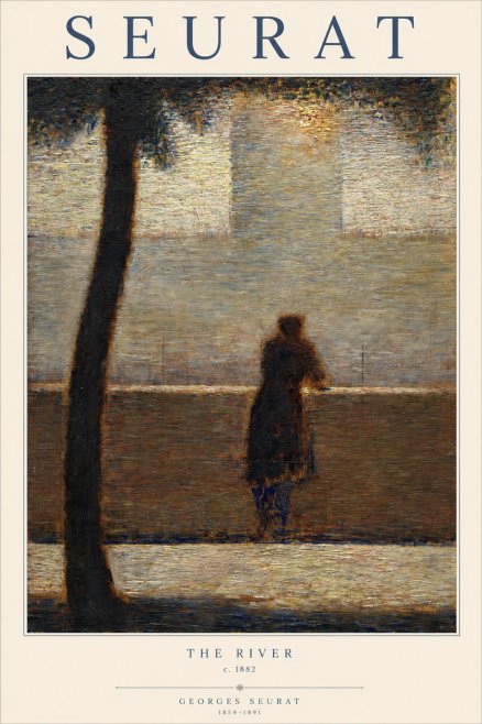 Seurat The River No1 - Plakát