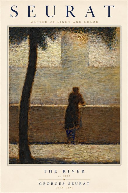 Seurat The River No6 - Plakát