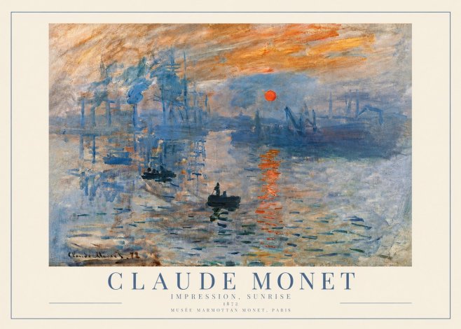 Monet Impression, Sunrise I No3 - Plakát