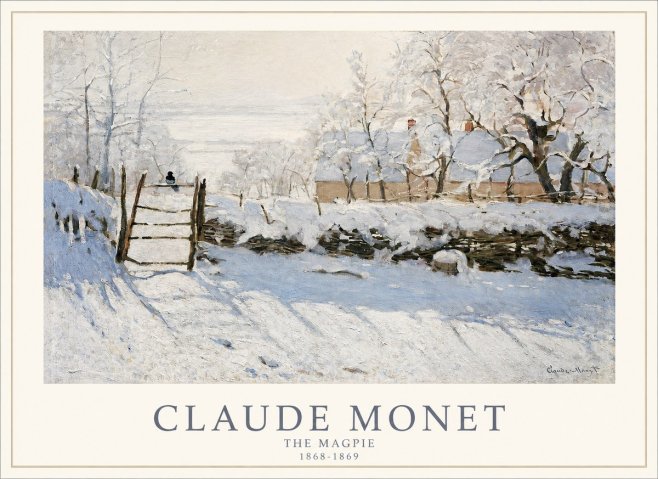 Monet The Magpie No1 - Plakát