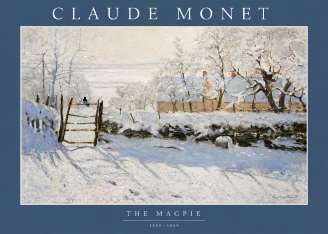 Monet The Magpie No2 - Plakát