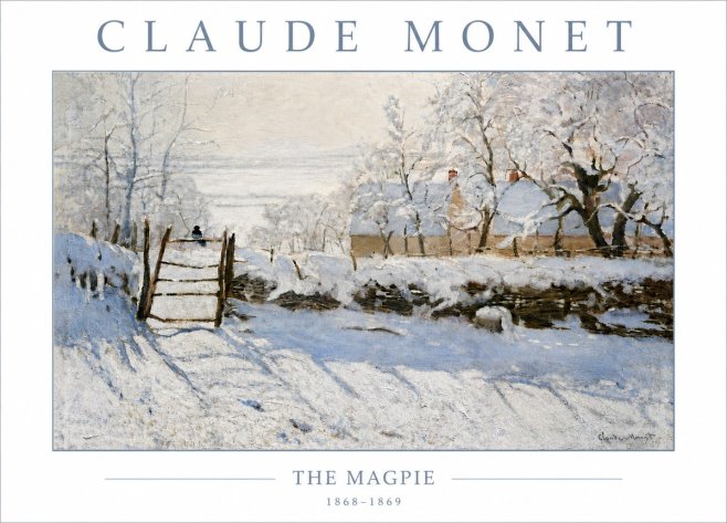 Monet The Magpie No6 - Plakát