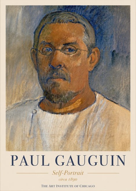 Paul Gauguin Self-portrait I No1 - Plakát
