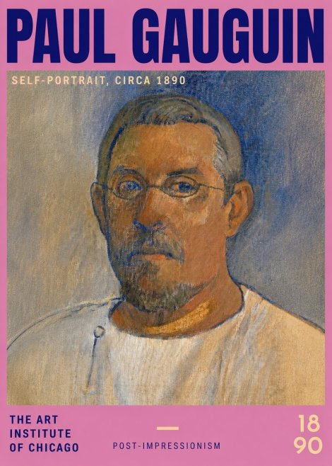 Paul Gauguin Self-portrait I No2 - Plakát
