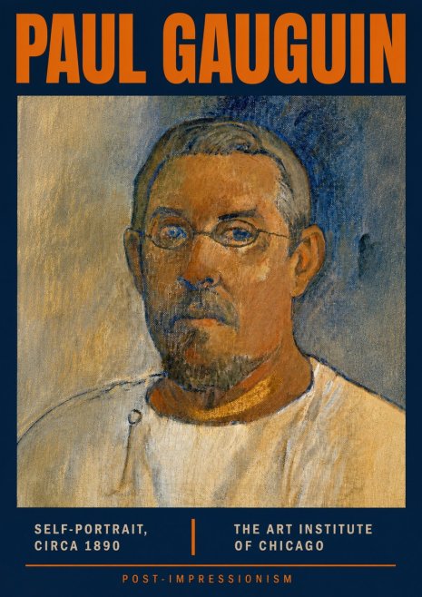 Paul Gauguin Self-portrait I No3 - Plakát
