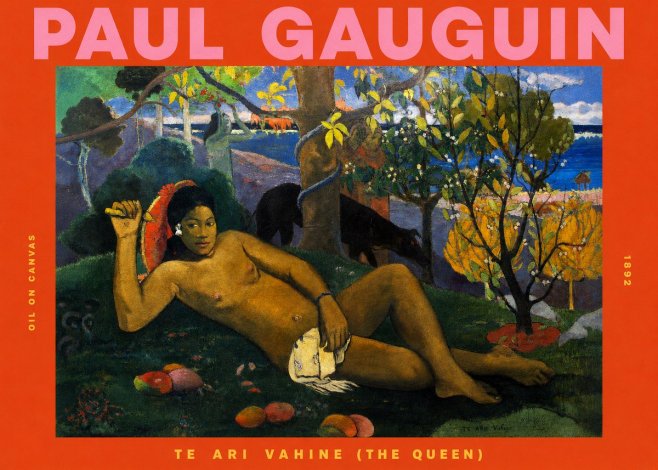 Paul Gauguin Te Ari Vahine (the Queen) No2 - Plakát