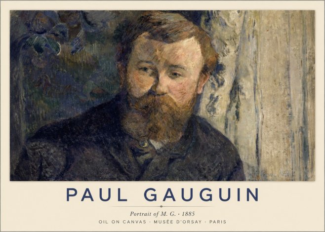 Paul Gauguin Portrait of the Artist (Self-portrait) No6 - Plakát