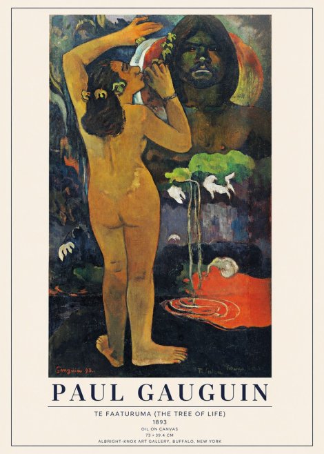 Paul Gauguin Te Faaturuma (the Tree of Life) No1 - Plakát